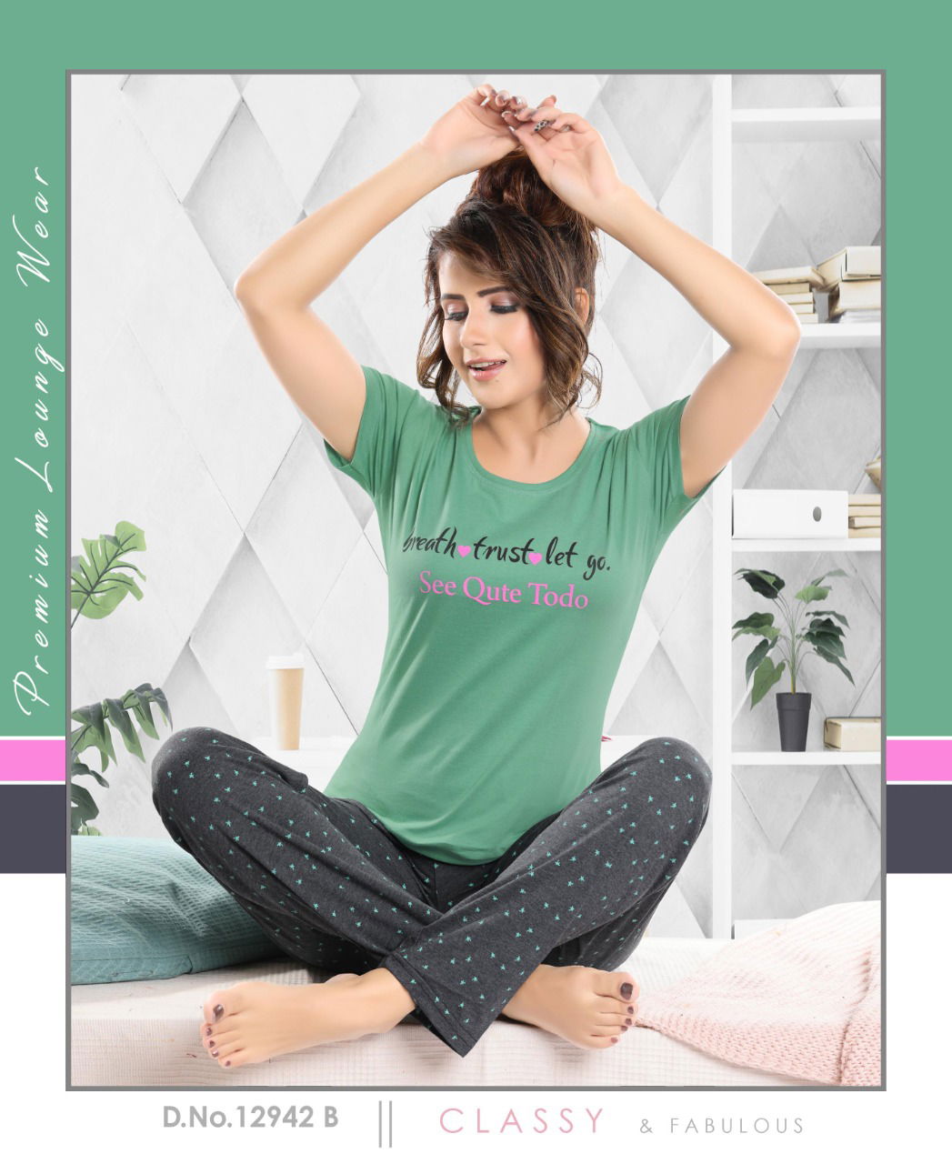 Night Wear Hosiery Cotton Wholesale Night Suits